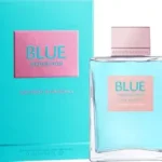 blue seduction woman